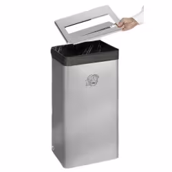 VAR Papierkorb B 31 Edelstahl