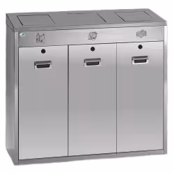 VAR Wertstoffsortiersystem aus Edelstahl 21230