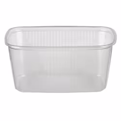Verpackungsbecher mit Deckel PP eckig 250 ml 95074