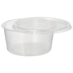 Verpackungsbecher mit Deckel PP rund 250 ml 95067