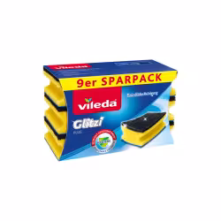 Vileda Glitzi Plus Topfreiniger 9er Multipack mit Antibac 142596