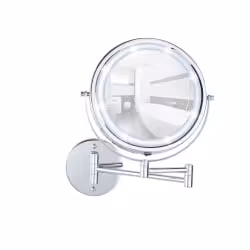 WENKO Lumi Power-Loc LED Wandspiegel 3656530100