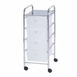 WENKO Rollwagen Messina 4 Schubladen