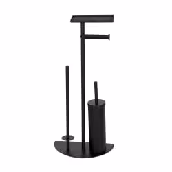 WENKO Stand WC-Garnitur Cosenza Neo Schwarz