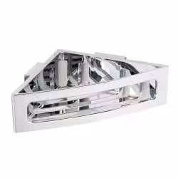 WENKO Turbo-Loc Eckablage Bralia Chrom