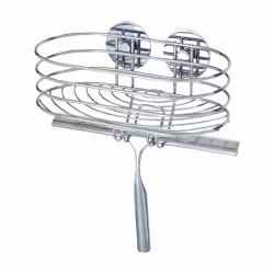 WENKO Turbo-Loc Wandablage mit Duschabzieher 18916100