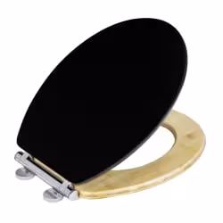 WENKO WC-Sitz Bambusa Black