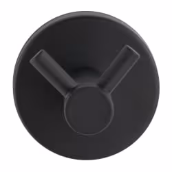 WENKO Wandhaken Duo Bosio Black matt
