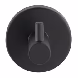 WENKO Wandhaken Uno Bosio Black matt