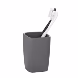 WENKO Zahnputzbecher Faro Grey
