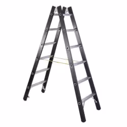 Zarges Z600 SL Breitsprossen-Stehleiter 2 x 6 Sprossen