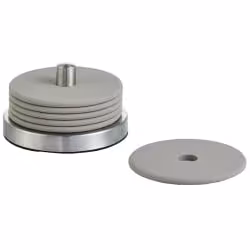 Zeller Edelstahl Glasuntersetzer-Set
