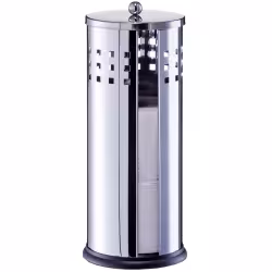 Zeller Edelstahl Toilettenrollenhalter 18405