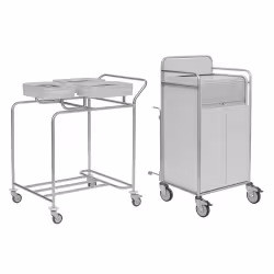 novocal Stationswagen SW 1000 inkl. Abschließbares Utensilienfach SW 1030