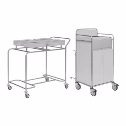 novocal Stationswagen SW 1000 inkl. Abschließbares Utensilienfach SW 1040