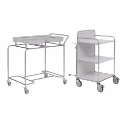 novocal Stationswagen SW 500 inkl. Frischwäscheablagen SW500K – NW44