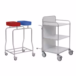 novocal Stationswagen SW 500 inkl. Frischwäscheablagen SW500K – NW72