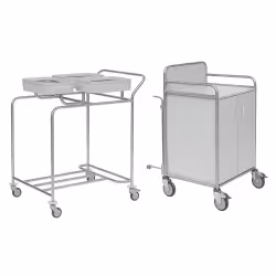 novocal Stationswagen SW 600 inkl. Frischwäscheschrank SW600K – NW43