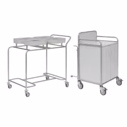 novocal Stationswagen SW 600 inkl. Frischwäscheschrank SW600K – NW44