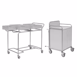 novocal Stationswagen SW 600 inkl. Frischwäscheschrank SW600K – NW45