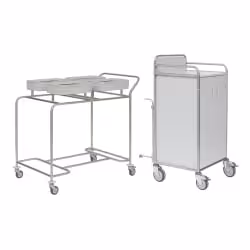 novocal Stationswagen SW 700 inkl. Hohem Frischwäscheschrank SW700K – NW44