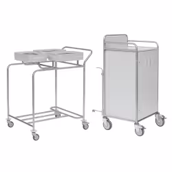 novocal Stationswagen SW 700 inkl. Hohem Frischwäscheschrank SW701K – NW43