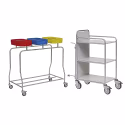 novocal Stationswagen SW 800 inkl. Frischwäscheablagen SW800K – NW73