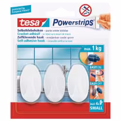 tesa Powerstrips Haken Small Oval 57533-00