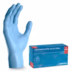 ARNOMED Nitril Blue Einmalhandschuhe