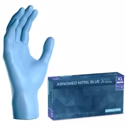 ARNOMED Nitril Blue Xtra Strong Einmalhandschuhe