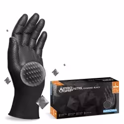 ARNOMED Nitril Diamond Black Einmalhandschuhe
