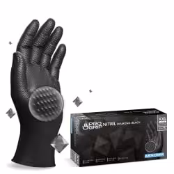 ARNOMED Nitril Diamond Black Einmalhandschuhe