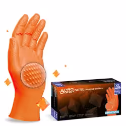 ARNOMED Nitril Diamond Orange Einmalhandschuhe