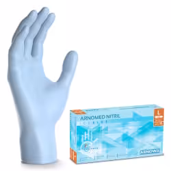 ARNOMED Nitril Ice Blue Einmalhandschuhe