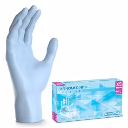 ARNOMED Nitril Ice Blue Einmalhandschuhe
