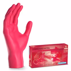 ARNOMED Nitril Lava Red Einmalhandschuhe