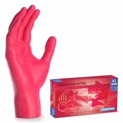 ARNOMED Nitril Lava Red Einmalhandschuhe