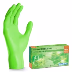 ARNOMED Nitril Lime Green Einmalhandschuhe