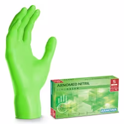 ARNOMED Nitril Lime Green Einmalhandschuhe