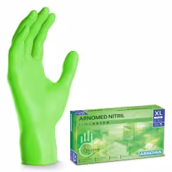 ARNOMED Nitril Lime Green Einmalhandschuhe