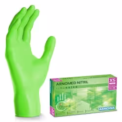 ARNOMED Nitril Lime Green Einmalhandschuhe