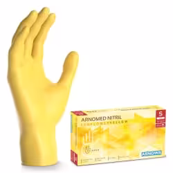 ARNOMED Nitril Sunflower Yellow Einmalhandschuhe