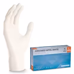 ARNOMED Nitril White Einmalhandschuhe