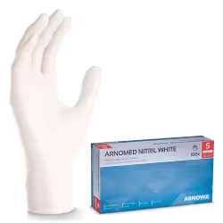 ARNOMED Nitril White Einmalhandschuhe