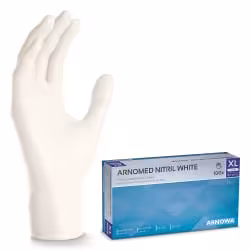 ARNOMED Nitril White Einmalhandschuhe