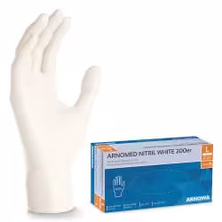 ARNOMED Nitril White Einmalhandschuhe