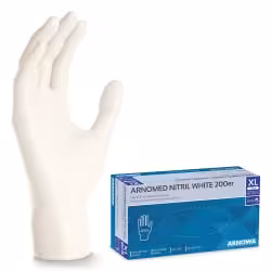 ARNOMED Nitril White Einmalhandschuhe