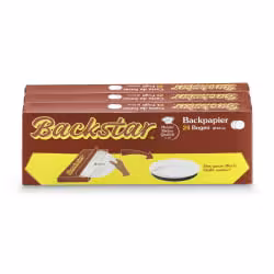 Backstar Rund Trio Backpapier