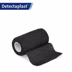 Detectaplast Fixierbandage Rolle schwarz 9078.ZW