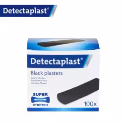 Detectaplast Super Stretch black Pflaster 8641
